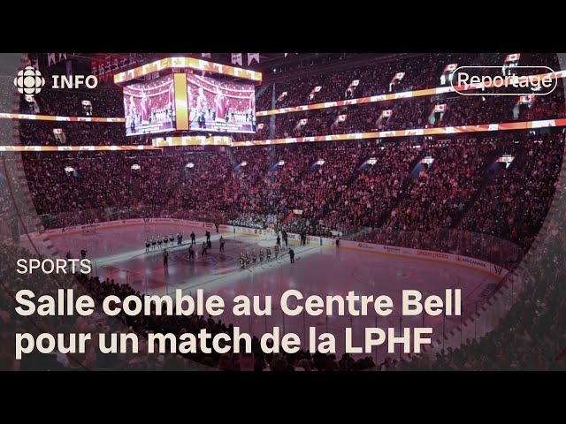 ⁣Montréal bat le record d’assistance en hockey féminin