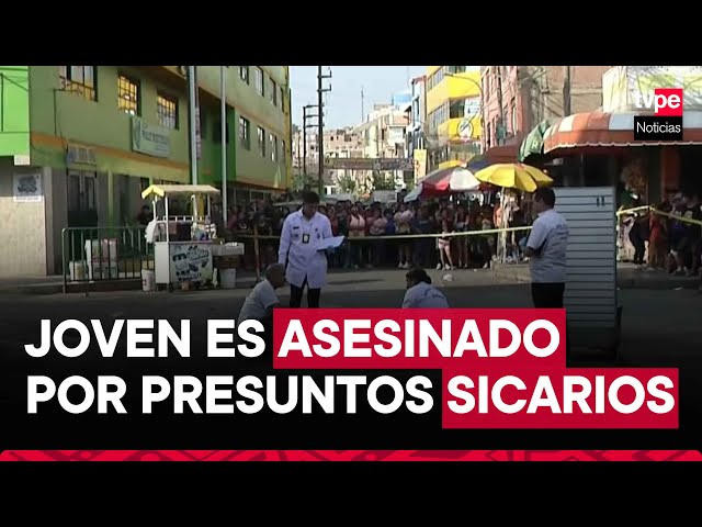 SMP: joven es asesinado en una balacera en el mercado Vipol