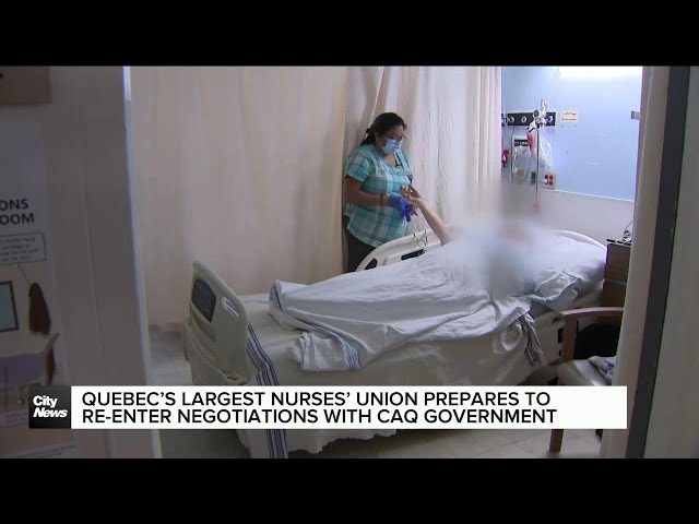 ⁣The FIQ prepares to renegotiate nurses' contracts with Quebec