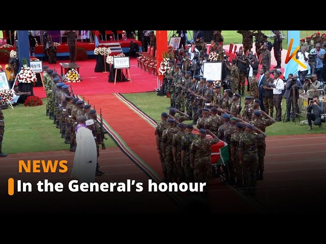 Millitary pays tribute to CDF Francis Ogolla