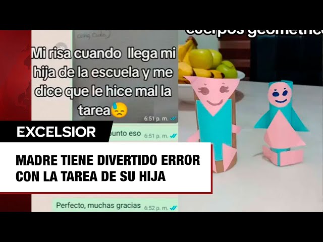 Madre tiene divertido error con la tarea de su hija