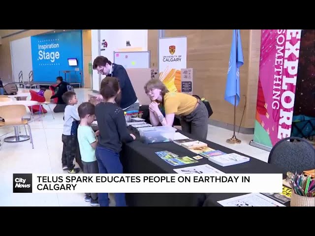 ⁣Telus Spark educates people on Earthday in Calgary