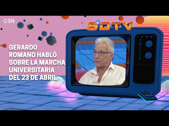 ⁣GERARDO ROMANO: ¨La MARCHA del 23 favorece mucho cualquier MEDIDA que se tome en lo INMEDIATO¨