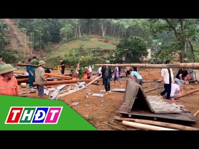 Giông lốc gây thiệt hại tại Yên Bái | THDT