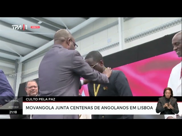 ⁣Culto pela paz - Movangola junta centenas de Angolanos em Lisboa