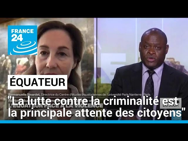 En Équateur, "la lutte contre la criminalité est la principale attente des citoyens" • FRA