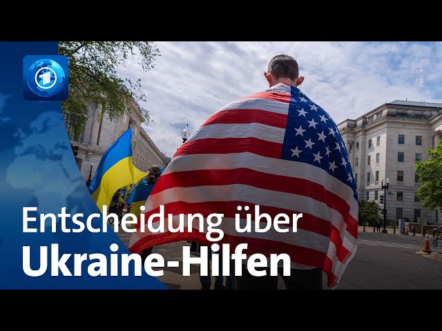 ⁣US-Repräsentantenhaus billigt Ukraine-Hilfen