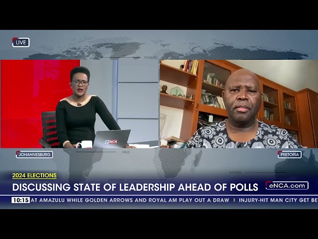 ⁣Discussing state of leadership ahead of polls