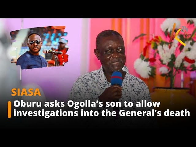 ⁣“Once bitten, twice shy,” Oburu asks Ogolla’s son to allow investigations into the General’s death