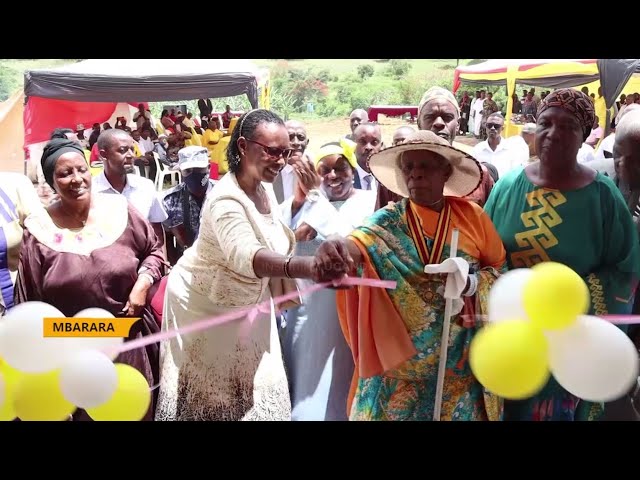 Constructing houses for veterans - Minister Kaboyo commissions one in Mbarara