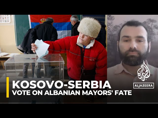 ⁣North Kosovo referendum: Vote held to remove ethnic Albanian mayors