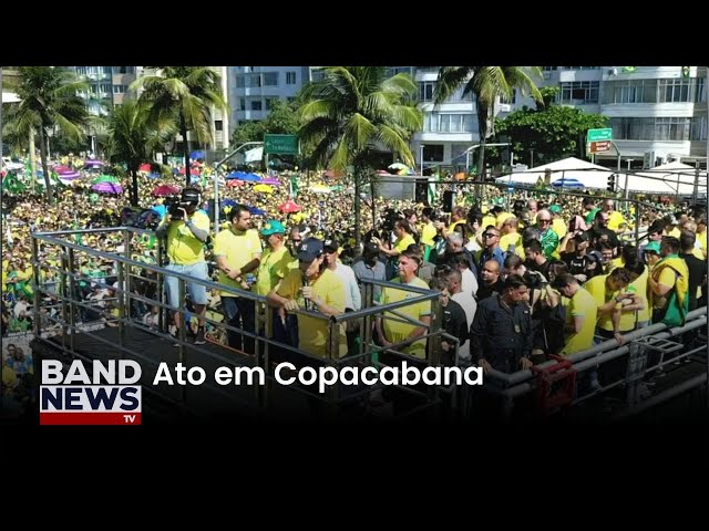 ⁣Bolsonaro reúne apoiadores no Rio de Janeiro |BandNews TV