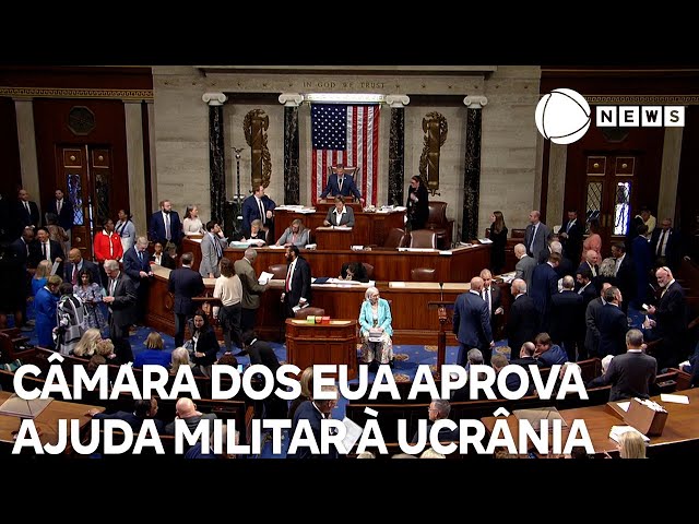 Câmara dos EUA aprova pacote de ajuda militar à Ucrânia