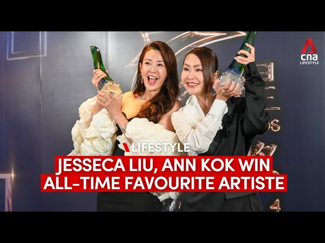 Jesseca Liu, Ann Kok win All-Time Favourite Artiste awards | Star Awards 2024