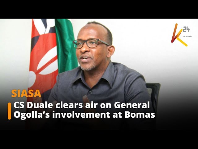 ⁣“Raila was right,” CS Aden Duale clears air on General Ogolla’s involvement at Bomas