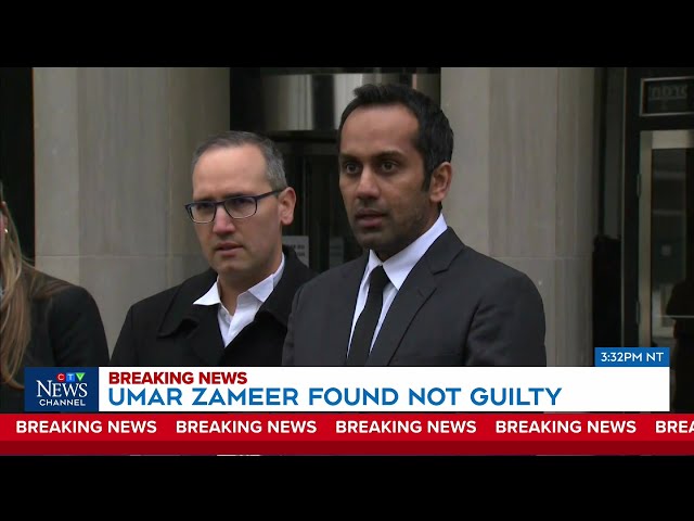 FULL: Umar Zameer speaks after being found not guilty in death of Toronto police officer