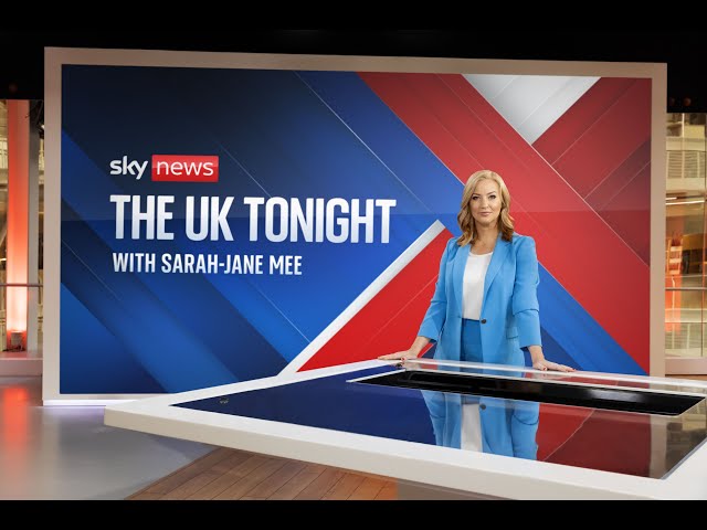 ⁣The UK Tonight with Sarah-Jane Mee