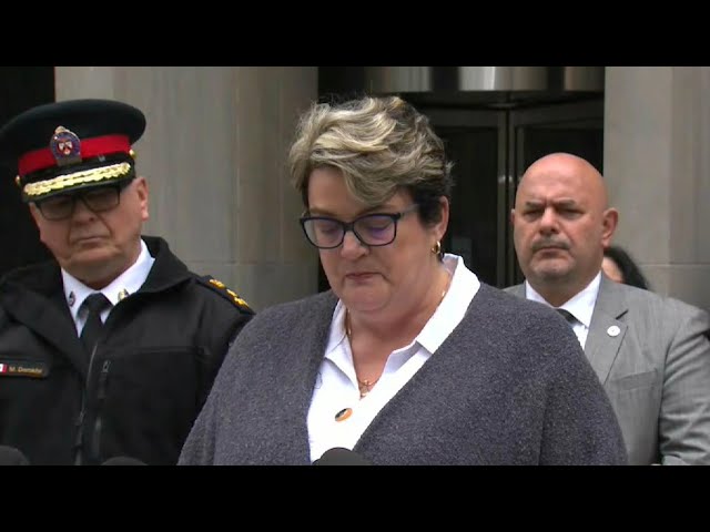 ⁣Umar Zameer found not guilty: Widow of killed Toronto officer speaks after verdict