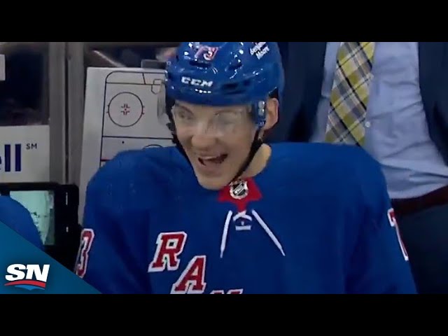 ⁣Rangers' Matt Rempe Gets Madison Square Garden Rocking With First Playoff Goal