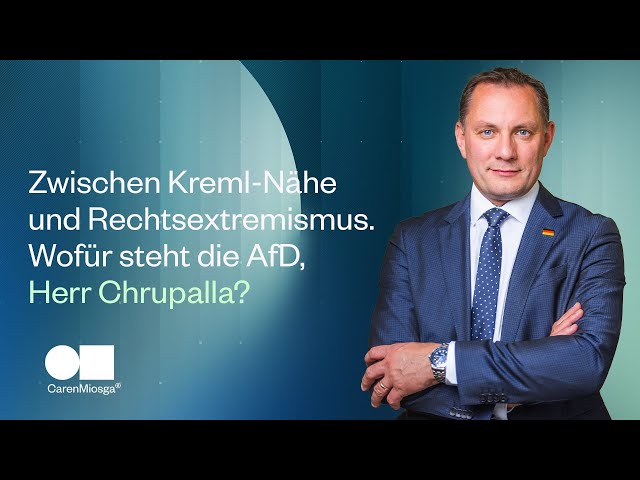 ⁣Zwischen Kreml-Nähe und Rechtsextremismus – wofür steht die AfD, Herr Chrupalla? | Caren Miosga