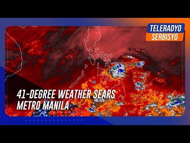 ⁣41-degree weather sears Metro Manila | TeleRadyo Serbisyo
