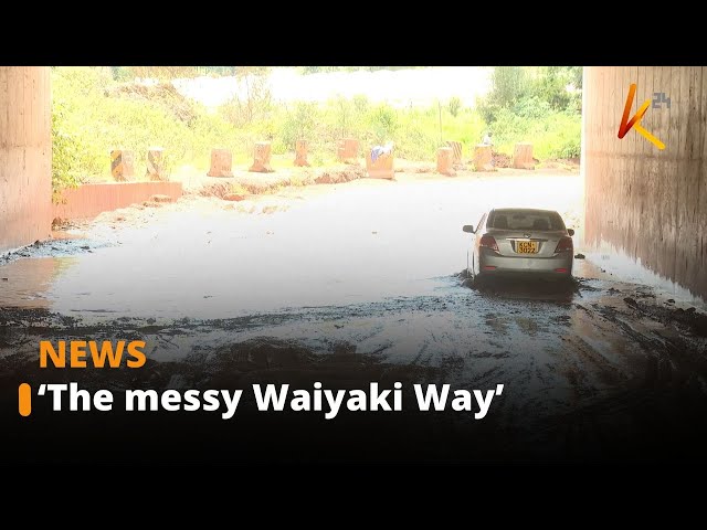 ⁣Waiyaki Way a nightmare for motorists and residents living along the road