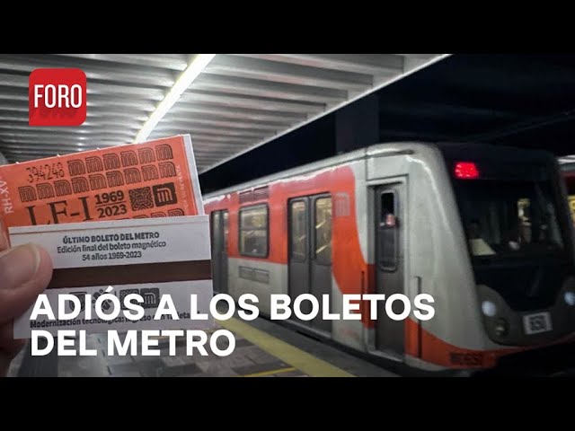 Fin a los boletos en el Metro de CDMX - Las Noticias