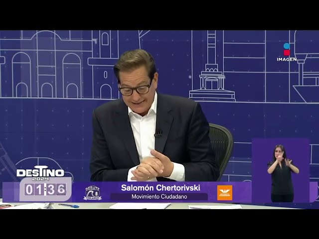 Segundo Debate Chilango entre Brugada, Taboada y Chertorivski; así se vivió | Imagen Noticias Fin de