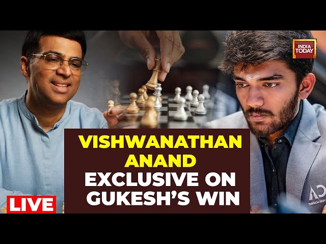 LIVE: Chess Grandmaster Viswanathan Anand Exclusive On D Gukesh Wining Candidates Tournament