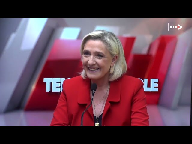 ⁣TEMPS DE PAROLE Marine Le Pen Lundi 22 avril 2024