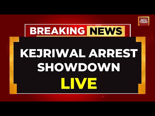 ⁣Arvind Kejriwal LIVE News: Kejriwal Arrest Showdown LIVE | AAP Cries Conspiracy Against Delhi CM