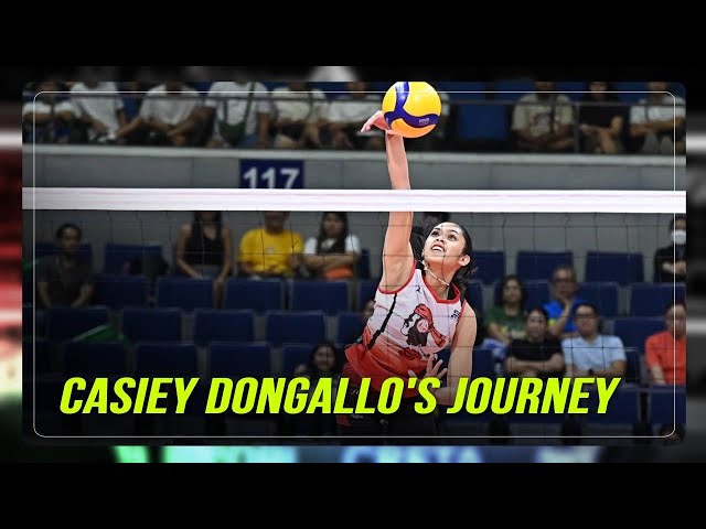 ⁣Casiey Dongallo reflects on volleyball journey