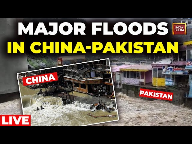 ⁣China Flood LIVE | Pakistan Flood LIVE | Dubai Floods | Massive Floods Across Globe  | India Today