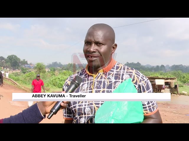 Part of Kampala- Masaka road caves in, hundreds stranded