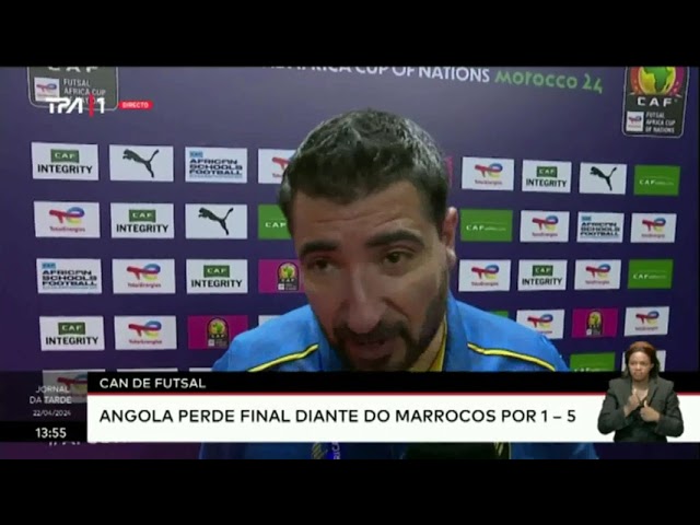 CAN de futsal  - Angola perde final diante do Marrocos por 1 - 5