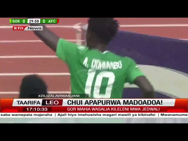 ⁣Mashemeji Derby: AFC leopards yapigwa na Gor Mahia