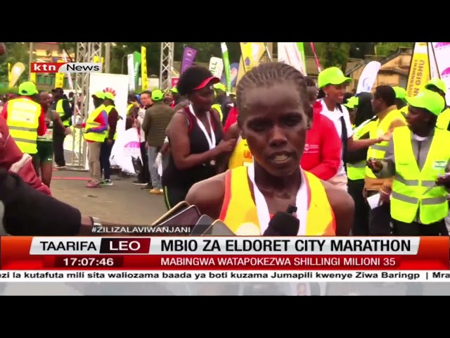⁣Victor Kipchirchir na Emily Jepkemoi ni mabingwa wa Eldoret City Marathon 2024