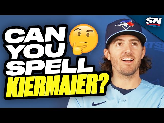 The Blue Jays Try To Spell "Kiermaier"