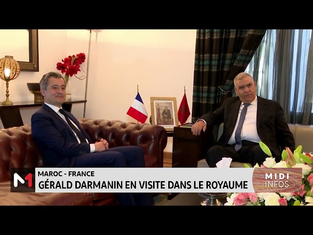 ⁣Maroc-France : Gérald Darmanin en visite dans le royaume