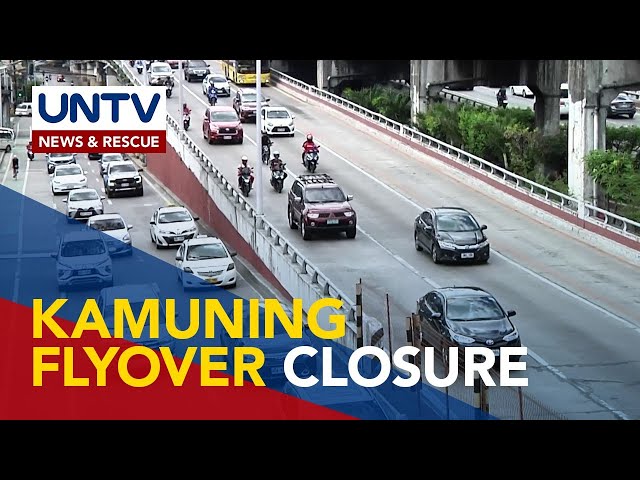⁣EDSA Kamuning Flyover to partially close for six months starting May 1 - MMDA