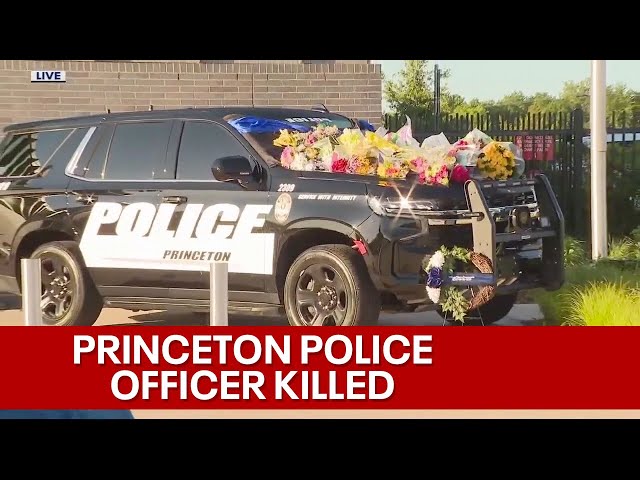 ⁣Princeton community mourns officer killed in crash
