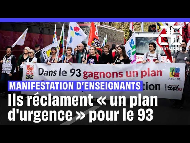 ⁣Education : Les enseignants de Seine-Saint-Denis manifestent au Trocadéro pour « un plan d'urge