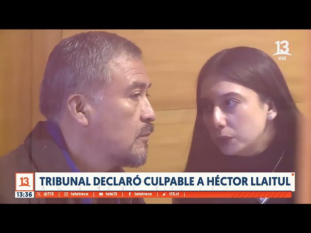 Tribunal declaró culpable a Héctor Llaitul