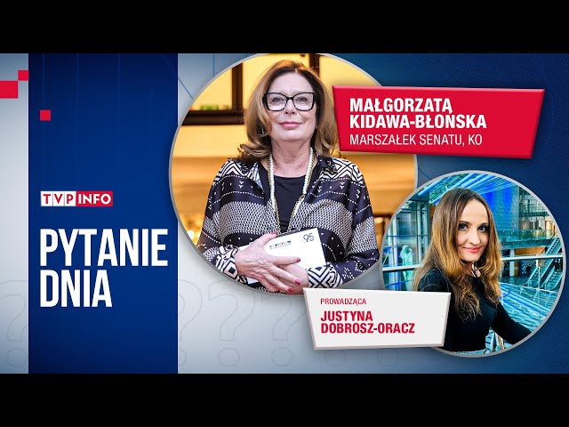 Małgorzata Kidawa-Błońska podsumowuje wybory samorządowe | PYTANIE DNIA