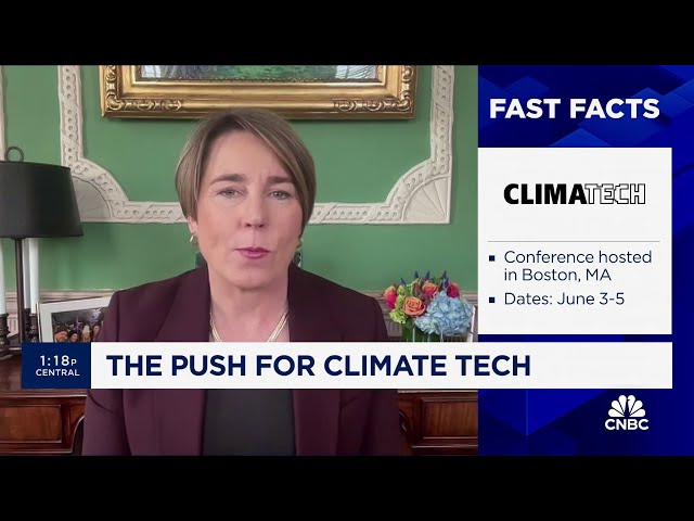 ⁣Governor Healey wants Massachusetts to be the global hub for climate tech