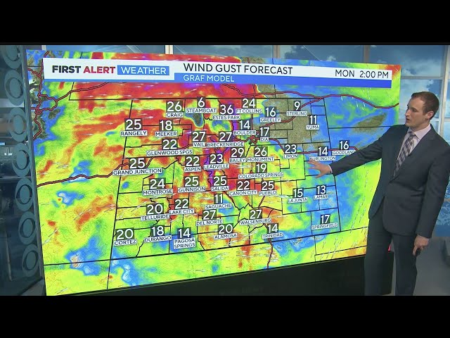 Warm with daily shower chances across Colorado