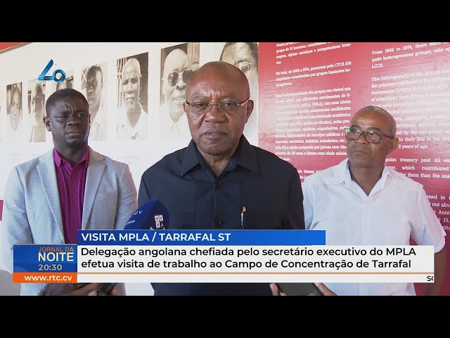 Delegação angolana visita Campo de Concentração de Tarrafal