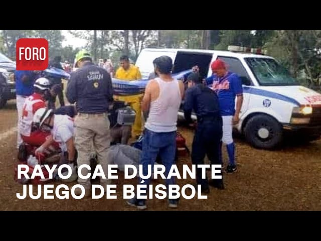 ⁣Muere joven mientras jugaba béisbol por tormenta eléctrica en Veracruz - Noticias MX