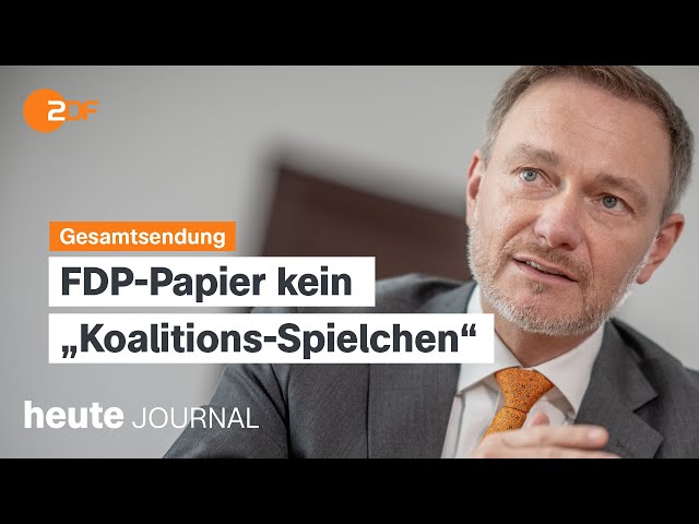 heute journal 22.04.2024 12-Punkte-Papier, Krisentreffen der EU-Außenminister, EU-Klima