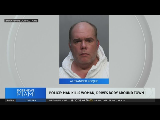 ⁣Man admits to killing girlfriend, drives her body to Florida City police station